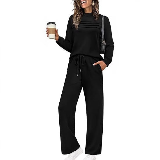 Lounge Sets for Women 2 Piece Travel Vacation Outfits Fall Sweatsuit Tracksuit