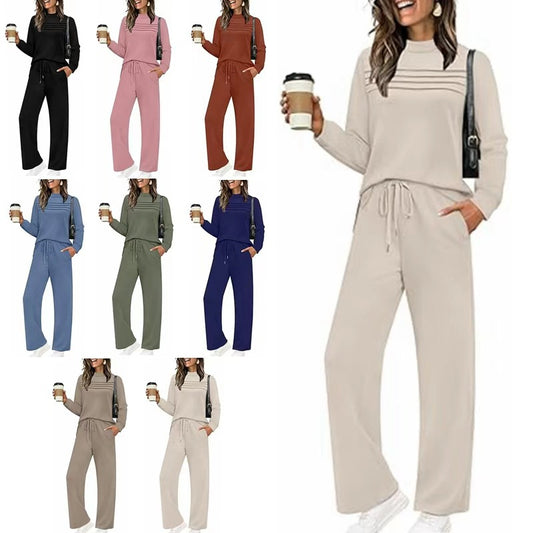 Lounge Sets for Women 2 Piece Travel Vacation Outfits Fall Sweatsuit Tracksuit