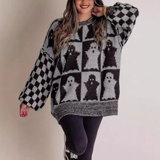 2024 Halloween Loose Fall/Winter Sweater